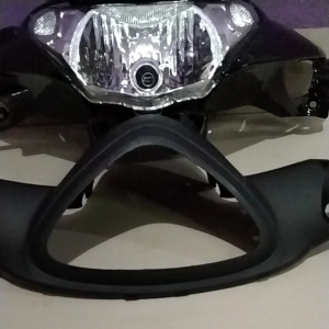 Batok kepala depan belakang Plus Reflektor Lampu depan yamaha Mio Smile hitam