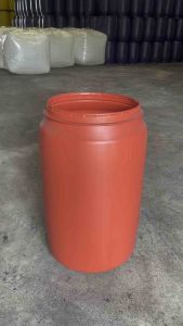ถังขยะ 200 ลิตร สีแดง ทนแรงกัดกร่อน โดดเด่น กระดูกลัวผ้า ชุดทดสอบ ที่ละลาย 200 ลิตร