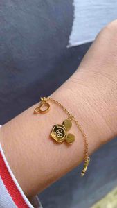 Gelang Tangan Rantai Tipis Liontin Cantik Cxb2410
