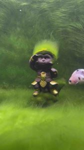 ตู้เขียวหุ่นปั้นดินเผาสภาลิงขี่เมฆ 15cm - ตู้ตะไคร่ พิพิธภัณฑ์สัตว์น้ำอุปกรณ์ สูง