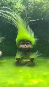 ตู้เขียวหุ่นปั้นดินเผาสภาลิง ตู้ลิง สูง 15 ครั้ง พิพิธภัณฑ์สัตว์น้ำอู่ปกรณ์ตกแต่งตู้ ตู้ตะไคร่ พร้อมส่งในประเทศไทย