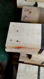 ไม้สนแผ่น ไม้พาเลท ขนาด1*7*100ซม.มัด10แผ่น