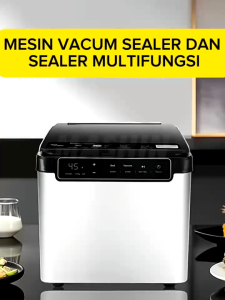 Mashin - Vacuum Sealer Machine Plastik Segel Press Multifungsi Fitur Sealer Otomatis