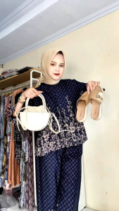 ONE SET RAYON SETELAN WANITA PREMIUM MURAH ALL SIZE by TISARA