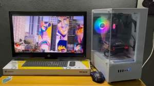 คอมประกอบเล่นเกมส์ Five m CPU I5 RAM 8GB การ์ดจอ 4GB เล่นเกมส์ลื่นๆราคาเบาๆ