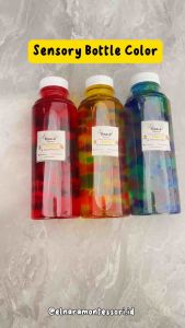 SENSORY BOTTLE COLOR - SENSORY PLAY MONTESSORI
