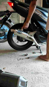 Slinger Knalpot Inlet 38 Oval ELYA Racing Original