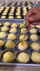 cetakan Roti bentuk Oval /Ring Hotdog / Bolu mini diameter 5x3x3 sampai 15x3x3cm