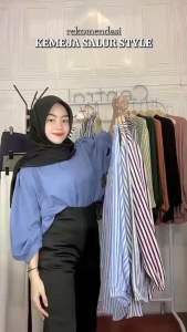 AZURA BLOUSE - Kemeja Rayon Wanita Kekinian Terbaru