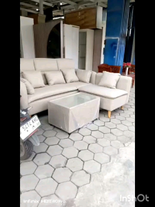 Sofa L Minimalis PillowTop /trinityjayafurniture