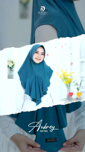 AUBREY Daffi Hijab Jilbab Instan Ped Jersey Terbaru Simple