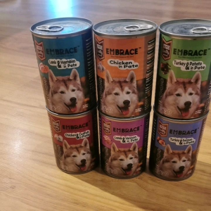 EMBRACE DOG CAN FOOD IN PATE 375G