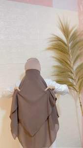 Hijab Segiempat Inner 2 Layer Ceruty Baby Doll / Jilbab SegiTiga Instan 2in1 / Hijab Instan Ceruty Baby Doll