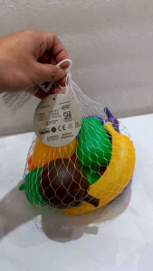 Mainan Buah Sayur Plastik isi 8 pcs