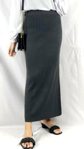 Rok span rajut knit ootd model korean style kekinian terbaru dan terlaris