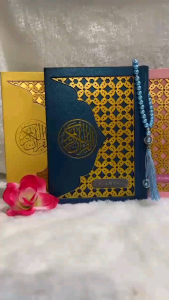 Quran 3D Exclusive Terjemahan Bisa Custom Nama Grafir Akrilik Hotstamp Hologram Emas Kado Wedding Pernikahan Ulang Tahun