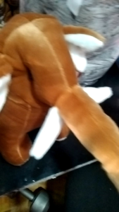 BONEKA GAJAH ELEPHANT DOLL COKLAT KARAKTER BINATANG MAINAN ANAK KADO SOUVENIR