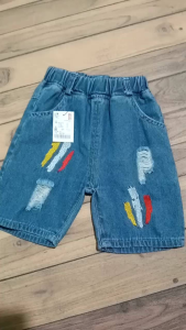 Celana Pendek Anak Motif Garis Warna Warni 1-7th