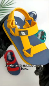 Viva Kids Sandal Gunung Anak Karet Anti Slip Lentur Empuk