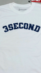 Kaos 3second Cewek Size M L XL Free Stiker Baju Atasan Three second Wanita Kaos Distro Bandung 0415