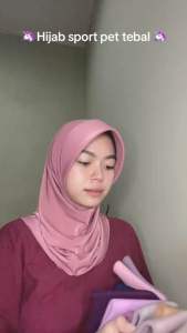 HIJAB SPORTY / HIJAB INSTAN / HIJAB OLAH RAGA/HIJAB PET TEBAL / PREMIUM