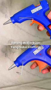 [HOT MELT GLUE GUN] ALAT LEM TEMBAK 20W LEM LILIN KECIL 07CM 7MM ON OFF 20 WATT EXCELLENT QUALITY