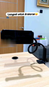 Robot Phone Holder RT-LH01 LazyPod jepit Fleksibel Rotasi 360° Original Untuk Buat Konten Ngonten Live Streaming