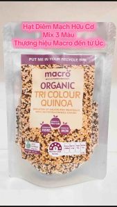 (Hàng Úc) (Date 2027) Hạt diêm mạch HỮU CƠ Quinoa Macro 100g / 200g - đạt chứng nhận ACO của Úc
