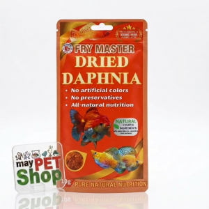 Fry Master Dried Daphnia 10g - Premium High-Protein Natural Fish Feed for Fry and Small Fish
