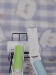 Mini mudah alih boleh dibasuh boleh diguna semula Roller (可折叠便携式可水洗粘毛器)
