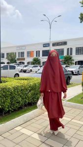 Noura Set Baju + Palazzo + Khimar