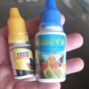 Ebod vit dan ebod jos sepaket isi 2 botol produk bisa untuk vitamin dan doping semua burung