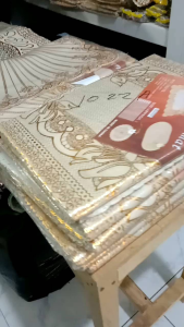 PAKET 2 PCS TAPLAK MEJA HIAS IMPORT ORIGINAL WARNA ERMESS