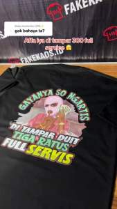 Kaos TEMBAK DALAM VOL.2 (tebal bahan combed 24s)