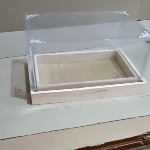 Kotak Seserahan Kayu Jati Belanda Free Tutup & Hias Siku Silver