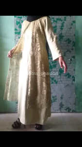 Gamis  Brukat Dres Wanita