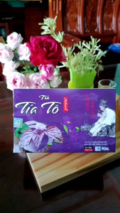 Trà Tía Tô Tốt Cho Người Bị Gout Giảm Đau Xương Khớp Giải Cảm Đẹp Da Hộp 30 Túi Lọc