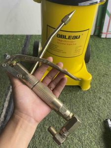 Máy bơm mỡ khí nén bơm mỡ hơi dung tích 12 lít
