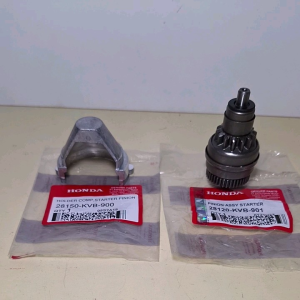 Granat stater+tutup granat honda vario beat pinion assy starter tutup pinion beat fi stater kasar