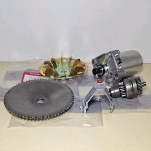 Paketan komplit dinamo stater beat karbu+granat starter+tutup granat+gigi stater besar+kipas beat