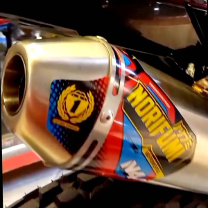 Knalpot Norifumi N4 Full Bending KLX150 KLX140 CRF150L WR155 DTracker Viar Cross X 150