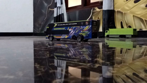 PROMO murah RC MINIATUR BUS VIRAL telolet basuri SUDIROTUNGGALJAYA(STJ) DRAKA