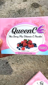 Queenc Vitamin C Mix Berries Mencerahkan Kulit dan Mengatasi Jerawat