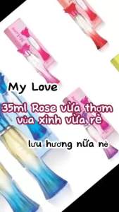 Nước Hoa My love 35ml Rose Lưu Hương Mùi Hương Ngọt Ngào Vương Vấn - Hàng Chính Hãng Công Ty Quang Đức