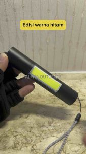 Senter Zoom COB Led Powerbank ALPHA Free Box