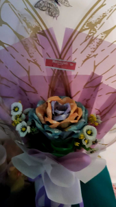 Buket Bunga Dari Uang Cantik Simpel Elegan Buket Spesial MH01