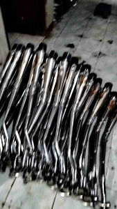 Knalpot KCM RACING Ujung Blue Jupiter Vega Supra Karisma Blade Revo Kaze.