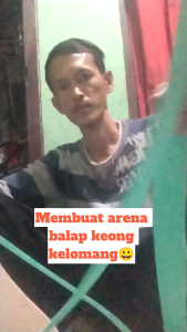 rakitan arena balap keong kelomang 3 jalur+lem+4 keong kelomang balap pilihan