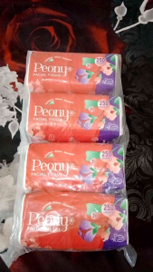 Paket Tisu Peony 250sheet x4(EMPAT) Total Tisu 1000sheet