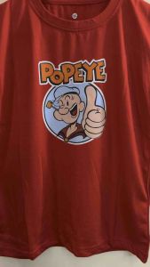 Tshirt kids kaos atasan oblong anak laki-laki usia 1-12 tahun sablon karakter POPEYE